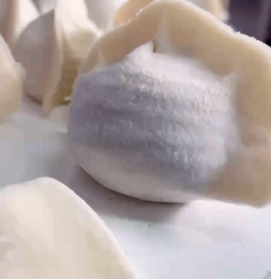 仿手工餃子機(jī)制作餃子效果
